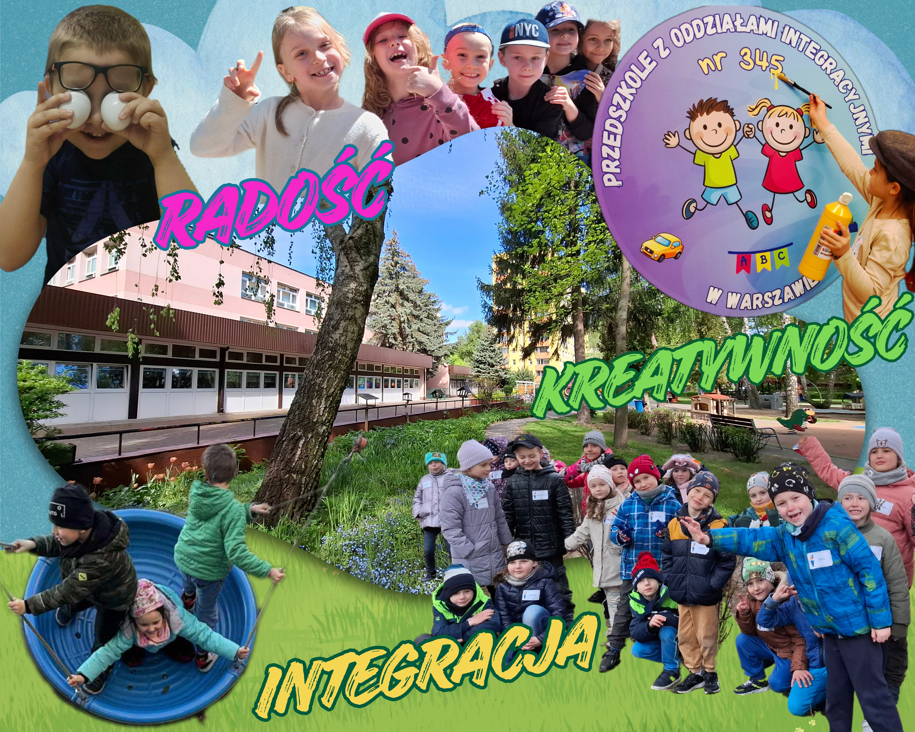 plakat promujący przedszkole
