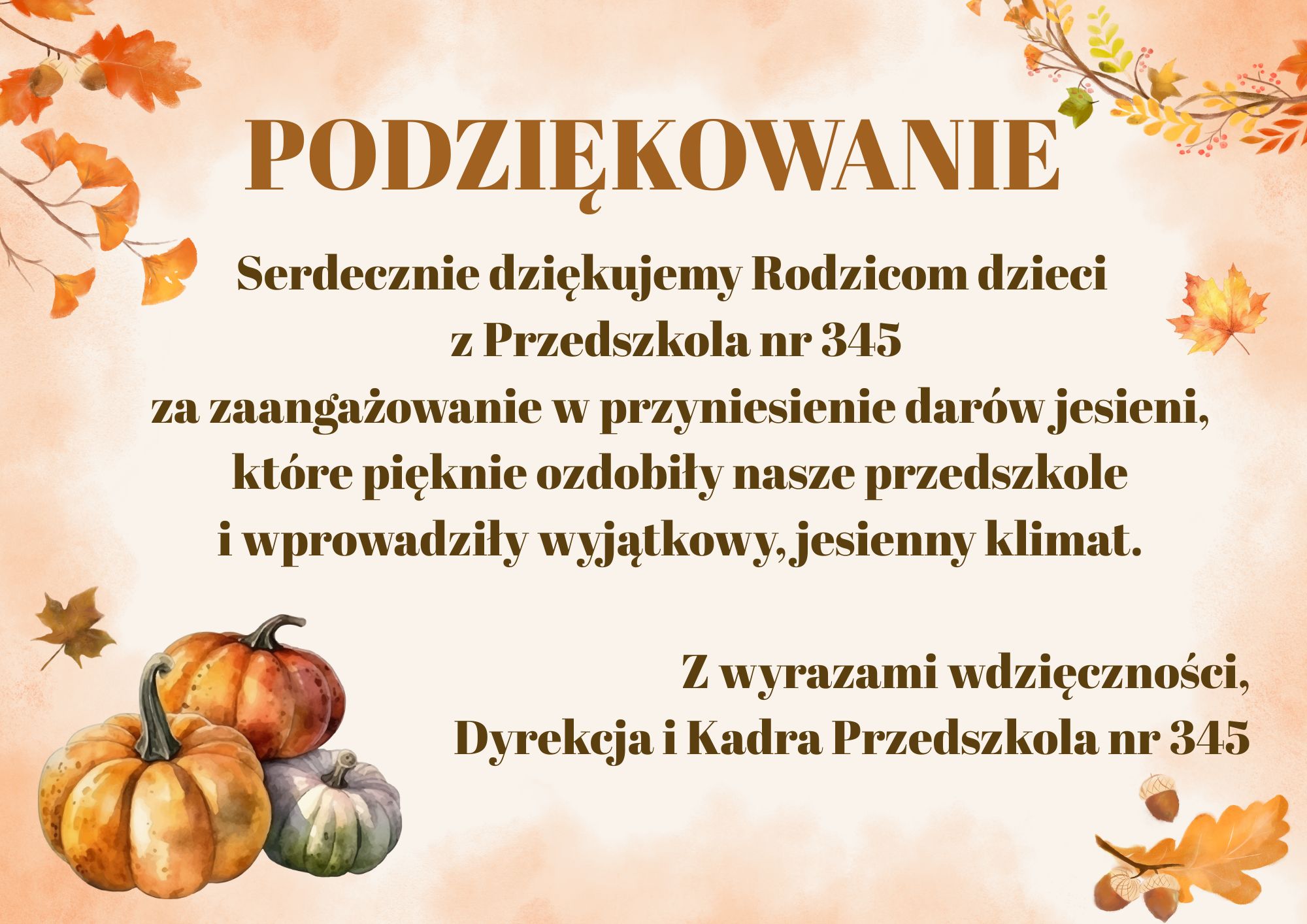 podziękowania dla rodziców 2